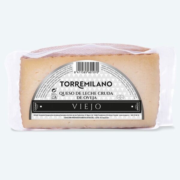Medio Queso de Oveja de Leche Cruda Viejo Torremilano - Imagen 2