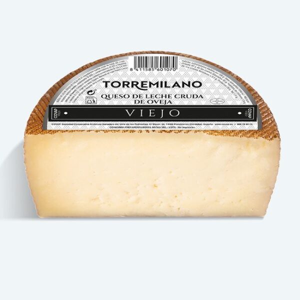 Medio Queso de Oveja de Leche Cruda Viejo Torremilano - Imagen 3