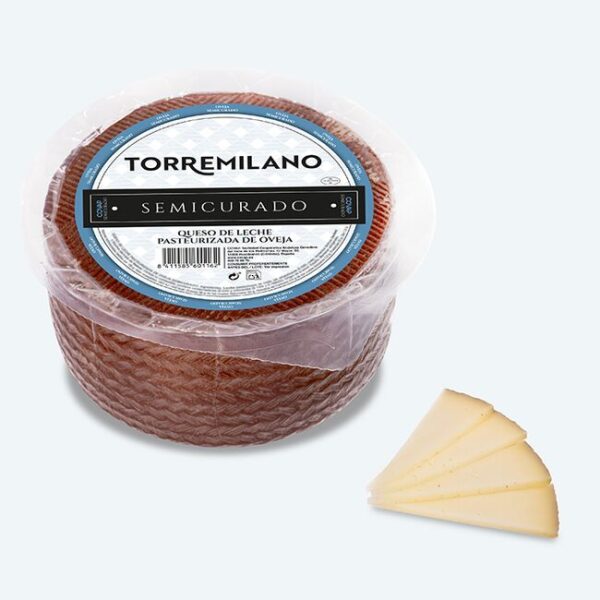 Queso Entero de Oveja de Leche Pasteurizada Semicurado - Imagen 3