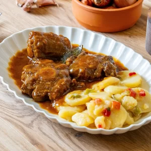 Rabo de toro en salsa cordobesa