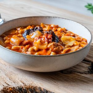 Callos de cerdo a la andaluza con garbanzos