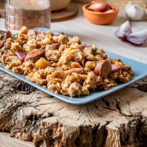 Migas camperas con chorizo ibérico - Formato XL