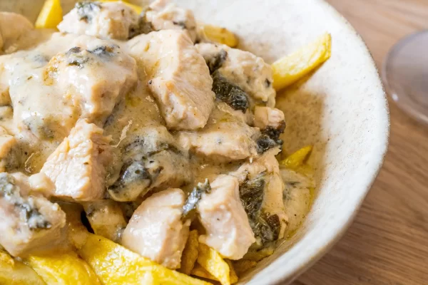 Pollo al Roquefort con Espinacas - Imagen 3