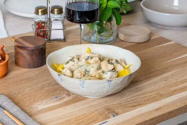 Pollo al Roquefort con Espinacas - Imagen 7