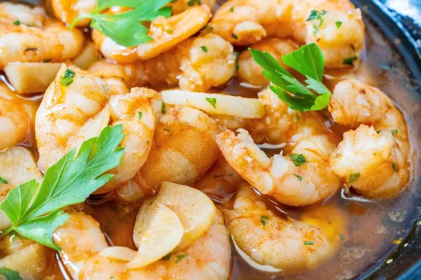 Langostinos al ajillo con AOVE Ecológico - Imagen 3