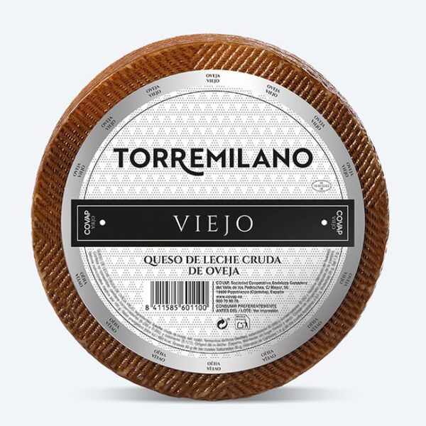 Queso Entero de Oveja de Leche Cruda Viejo Torremilano - Imagen 2