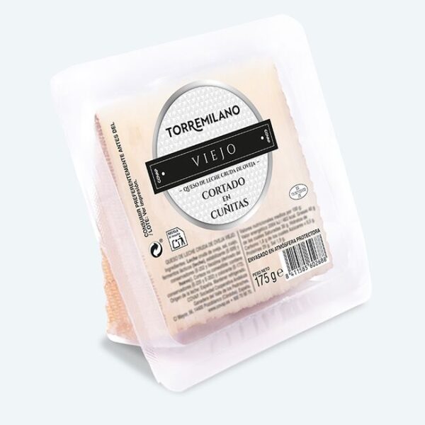 Queso de Oveja de Leche Cruda Viejo Torremilano Cortado en Cuñitas - Imagen 2