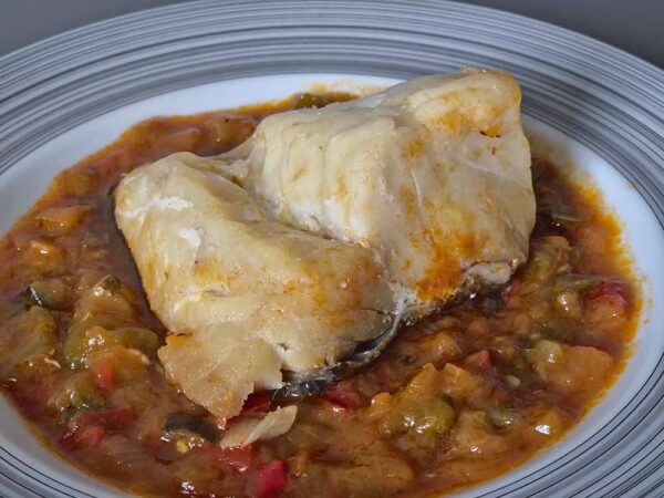 Bacalo con pisto - Imagen 3