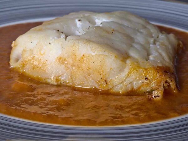 Bacalao con salsa de gambas - Imagen 4