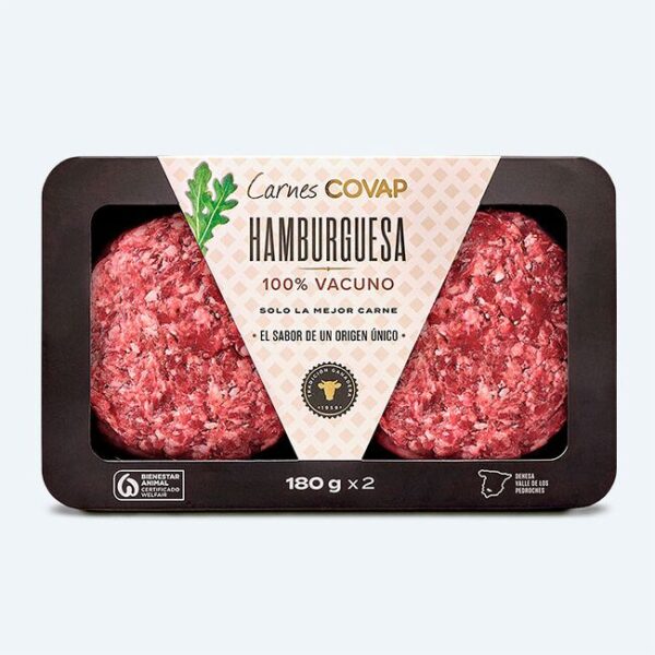 Hamburguesa COVAP 100% vacuno (Pack 2 unidades) - Imagen 4