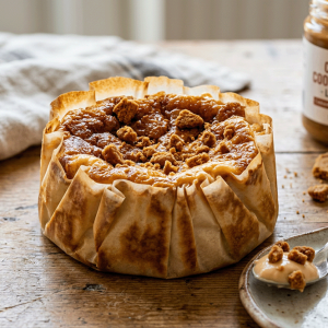 tarta queso crema de galleta caramelo